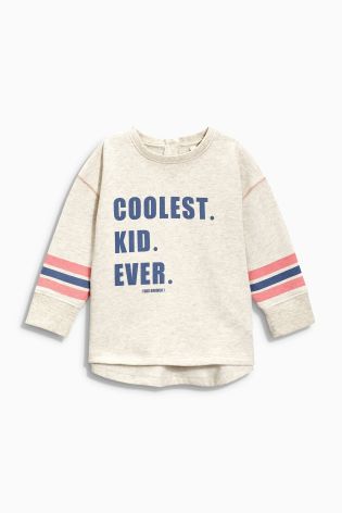 Oatmeal Coolest Kid Ever Crew Neck (3mths-6yrs)